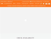 Tablet Screenshot of crusaderresort.com